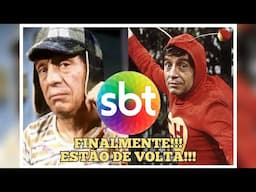 CHAVES e CHAPOLIN voltam HOJE ao SBT