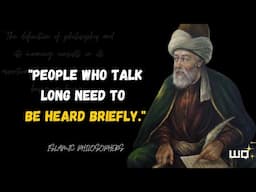 19 Words of Wisdom from Islamic Philosophers Full of Constructive Messages || wisequotes  motivation