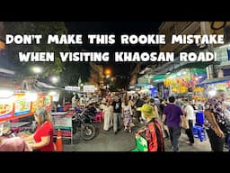 Khaosan Road, Bangkok...OR IS IT? (4K)