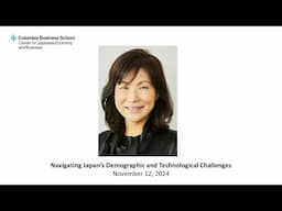 Navigating Japan’s Demographic and TechnologicalChallenges 村上由美子