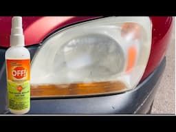 How To Easily Clean Your Car HeadLights With One Product/ HeadLight Restoration/ Stephanie McQueen