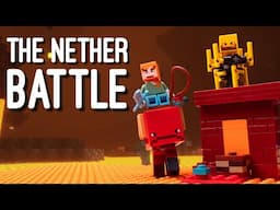 The Nether Lava Battle! LEGO Minecraft 21266