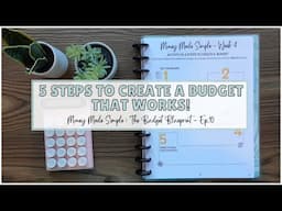 5 STEP TO CREATE A BUDGET | SAMPLE BUDGET | BUDGETING FOR BEGINNERS HOW TO BUDGET | BUDGET 101