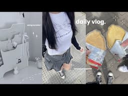 DAILY VLOG 🎧: living like a k-drama girl, karaoke, korean food, yesstyle miffy haul, uni outfits,etc