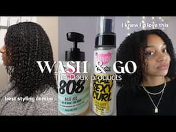 WASH & GO | THE DOUX 808 BASE GEL & BEE GIRL HONEY SETTING FOAM FIRST IMPRESSION