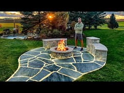 DIY Light Up Patio & Smokeless Fire-pit - Full Build