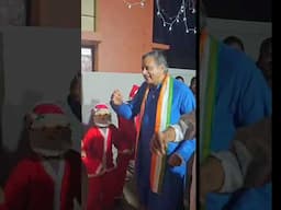 Merry Christmas to all! With little Santas in Poonthura, coastal Thiruvananthapuram.