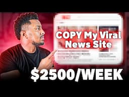 Building a $2500/Week Faceless Viral News Site (Follow My Journey) – Part 1