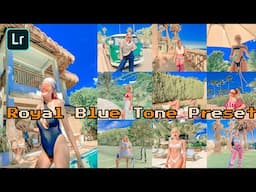 Royal Blue Tone Preset | Free Lightroom Mobile Presets Tutorial Free DNG 2021 | AZURE | Pather_05