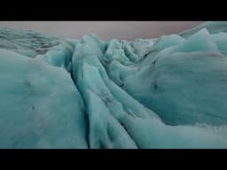 Flaajokull Glacier, Iceland - 4K Drone footage