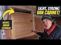 Stick Frame Cabinet via Pocket Holes Plusnuts (rivnuts, jack nuts) | Van Conversion Cabinet #vanlife