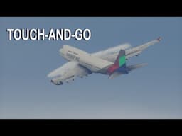 Boeing 747 Forced into Touch and Go Due to Reserve Thrust Failure 😱| XP12