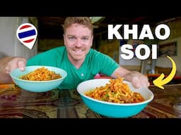 I Tried THE BEST KHAO SOI in Chiang Mai Thailand 🇹🇭