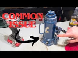 How To Repair A Leaking Hydraulic Bottle Jack (Jack Doesn’t Stay Up)