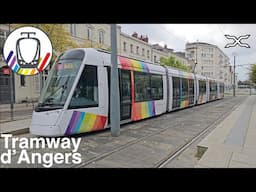 Tramway d'Angers | Rainbow tram | Tramway arc-en-ciel | Alstom Citadis | France