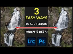 How to Easily Add TEXTURE to WATERFALL Images