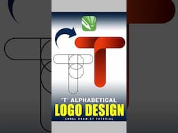 T- Alphabet Logo Design Idea #shorts #coreldrawtutorial #coreldraw #logodesign #logo #logodesigner