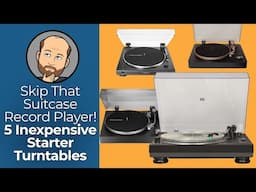 Five starter turntables for vinyl newbies... skip that suitcase record player! | Ever-Curious Geek