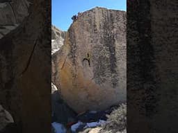 Nina Williams gets first female ascent of Buttermilks highball #bouldering #highball