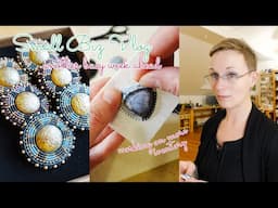 Small Jewelry Biz Diary | product photos & packaging for the shop launch, color planning & beading