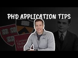 PhD application tips from a Harvard, Princeton, and CMU admit