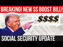 NEW SOCIAL SECURITY BOOST BILL INTRODUCED FOR INCREASES! SSA SSI SSDI Payments | Social Security Upd