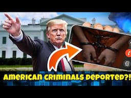 Breaking News! Trump announces American Criminals will be sent out of the country to El Salvadore!