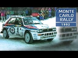 Monte Carlo Rally 1992 | Didier dominates in the Lancia Delta Integrale