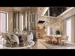 Latest 200 Luxury Dining Room Design Trends 2025: Best Home Interior Decor Ideas