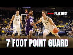 The 7 foot Point Guard Dominating College Basketball- Danny Wolf Film Study🧠