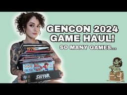 GenCon 2024 Game Haul: RPGs, Zines, Board Games, and More!