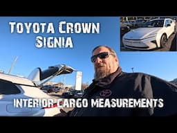 Toyota Crown Signia interior measurements