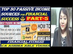 Sell Handmade goods online Passive Income Ideas PART 5