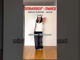 MIRRORED | 'STRATEGY' - TWICE Dance Tutorial WITH WORD CUES #kpop #twice #kpopdancetutorial