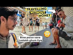 This Russian is traveling to Ladakh without Money ! 🤯 (Thiksey Monastery)