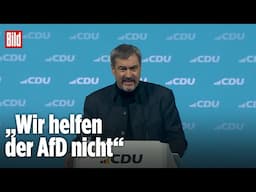 CDU-Parteitag: Söder rechnet mit der Regierung ab | Bundestagswahl 2025