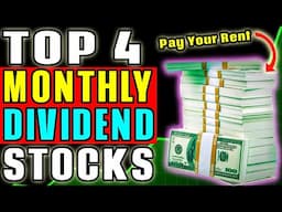 The 4 BEST Monthly Paying Dividend Stocks!