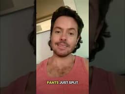 Have you ever split your pants, and if so where? #audition #mishap