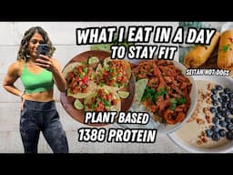 High Protein Vegan Meals to Stay Fit & Strong |138g protein, 1882 Calories (Seitan Hot Dog Recipe)