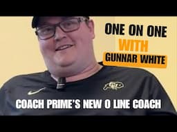 EXCLUSIVE: Coach Prime Has A New O Line Coach In Colorado - We Go One On One With Gunnar White!