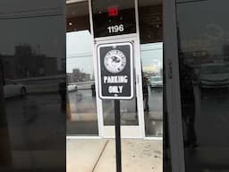 Snowy Day In Front Of Black Cat Barber Co.  #barbershop #barber #barberingchangedmylife