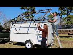 Building A Mobile Workshop (with an adjustable solar array)