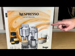 Nespresso VERTUO CREATISTA UNBOXING, FIRST USE & INITIAL REVIEW | Vertuoline Coffee Machine Reviews