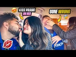 Kiss Prank On Her❤️| Gone Wrong😱| She Got Embarrassed😂