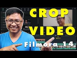 How to Crop Video Tutorial | Filmora 14 Tutorial For Beginners