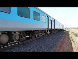 #WAP5 India's FASTEST SHATABDI express speeding at 130 KMPH | 12002 #BHOPAL SHATABDI New #Delhi RKMP