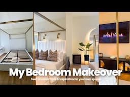 VLOGMAS | My EXTREME Cozy Bedroom Makeover + Tour *on a budget*