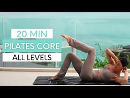 20 MIN PILATES CORE & ABS WORKOUT || At-Home Pilates For All Levels