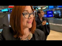 Walking the floor of the New York Stock Exchange during trading hours (10 second clip)