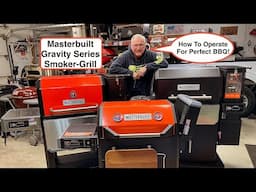 Masterbuilt Gravity Series Charcoal Grills  / Beginners Guide To BBQ Perfection!